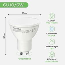 Image of 10PCS GU10 120° LED Light Bulbs 5W 7W Warm Cool White Spotlight Eneygy Saving UK