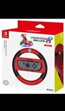 Image of Nintendo Switch Steering Wheel - Licensed Mario Kart 8 Deluxe Racing Controller