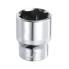 Image of 6-Point Socket 1/2" Drive by 7/8" SAE 1.5" Length CR-V Shallow Sockets