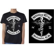 Image of Motley Crue Unisex T-Shirt Feelgood Hollywood Revision Black (S)