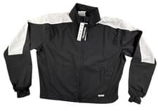 Image of Reebok Core 10 AM Wind Jacket Womens Medium Black Training Athletic Running New