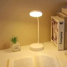 Image of LED Desk Lamp USB Rechargeable Touch Control Dimmable Bedside Study Table Light