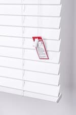 Image of Funky Gadgets Faux Wood Wooden Venetian Blinds with Strings 50mm Slats TRIMMABLE