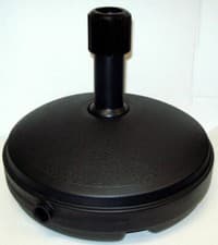 Image of NEW 7Kg / 7 Litre Capacity Water Filled Garden Parasol / Umbrella Base in Black