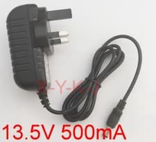 Image of AC 100V-240V Adapter DC 13.5V 500mA Switching power supply 0.5A UK plug DC 5.5mm