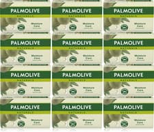 Image of 12x Palmolive Naturals Moisture Care Olive & Milk Soap Bar 90g