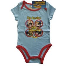 Image of The Beatles Kids Baby Grow: Yellow Submarine Portholes OFFICIAL NEW