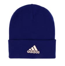 Image of adidas Originals Trefoil Logo Victory Blue Halo Blush Beanie Hat Size M/L New