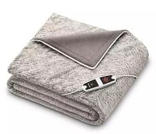 Image of Beurer Electric Blanket HD150 XXL Soft Heated Throw COSY TAUPE 200 x 150 cm