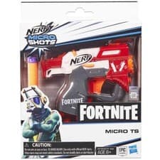 Image of Nerf Fortnite Micro TS MicroShot Blaster Gun with 2 Foam Darts