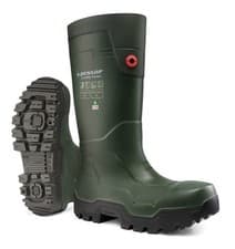 Image of Mens Dunlop PuroFort FieldPro Thermo+ Safety Work Composite Toe S5 Wellie 7-13