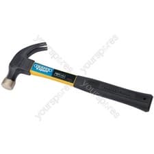 Image of Draper Expert Claw Hammer with Fibreglass Shaft, 450g/16oz