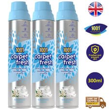 Image of 1001 Carpet Fresh Foam Spray Long Freshness Soft Jasmin & Linen 300ml x3