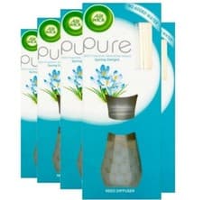 Image of 5 x Air Wick Reed Diffuser Air Freshener Scented oil Pure Spring Delight 25ml
