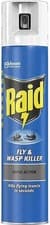 Image of NEW RAID FLY & WASP KILLER RAPID ACTION SPRAY 300ML ELIMINATES FLYING INSECTS