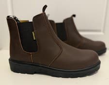 Image of Mens Safety Work Boots Amblers FS128 Lightweight Leather Steel Toe Caps UK 12