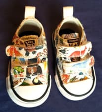 Image of Converse All Star Baby Trainers Animal design Size 2 BNWOB