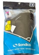 Image of Sondico Flair Slip Shin Guards Adults Size M Black NEW (IM) Football Soccer