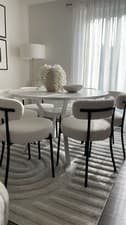 Image of Dining Table With 6 Chairs