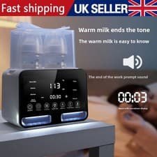 Image of Baby Bottle Warmer Steriliser Fast Milk Warmer with LCD Display and Timer M