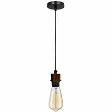 Image of Industrial Vintage E27 Holder Pendant Light Fitting UK