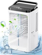 Image of Air Cooler 4in 1 Portable Mobile Air Conditioner 1000ml Mini Evaporative Cooler