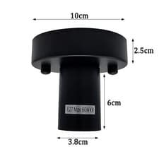 Image of Minimalist Fixture Vintage E27 Lamp Holder Edison Bulb Flush Mount Ceiling Light