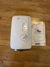 Image of Triton Opal 9.5kW White & Chrome Electric Shower Unit Only Bathroom Shower