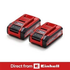 Image of Einhell 2x 4.0Ah PLUS Battery Twinpack 18V PXC Batteries For All Power X-Change