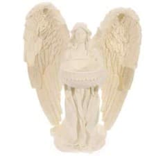 Image of Kneeling Angel Tea Light Candle Holder Figurine Ornament Memorial Home Gift