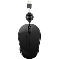 Image of SpeedLink SL-610012-BK Mouse USB Optical Black 3 Buttons 1200 dpi Cord winder