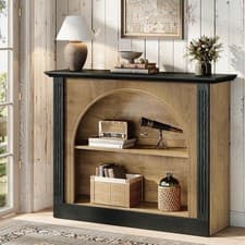 Image of 3-Tier Modern Console Table 43.3-Inch Entryway Table with Storage for Hallway