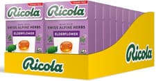 Image of Ricola Elderflower Sugar Free Swiss Herbal Sweets, Herb Drops, Sweet Box 45G - P