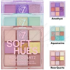 Image of W7 Soft Hues Smoothening Pressed Pigment Long Lasting Palette *CHOOSE SHADE*