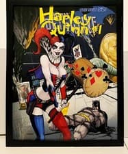 Image of Harley Quinn Detective by Chris Burnham 11x14 FRAMED DC Comics Art Print Poster