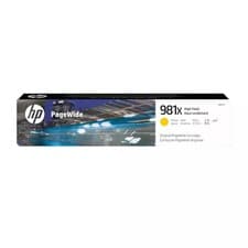 Image of HP Ink Cartridge HP INC. 981X High Yield Yellow Original PageWide Cartridge