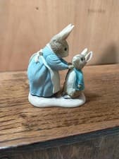 Image of Beatrix Potter Mrs Rabbit And Peter Figurine 271780 FW & Co. 1996