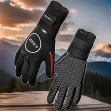 Image of ZONE3 Neoprene Heat-Tech Thermal Swim Gloves Open Water Diving Size S RRP £40