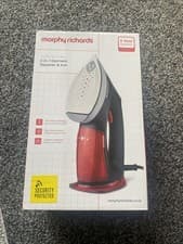 Image of Morphy Richards 2000W TurboSteam 2in1 Garment Steamer & Iron 361001 Turbo Steam
