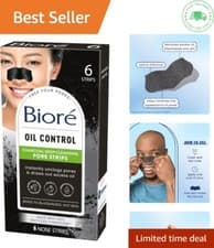 Image of Biore Charcoal Pore Strips - Pack of 6