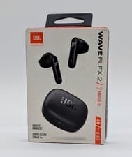 Image of JBL Wave Flex 2 In-Ear Black True Wireless Earbuds