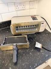 Image of Ninja Foodi 3-in-1 Panini Press, Grill & Toaster Gold – ST200UKSTG NEW & Boxed