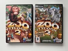 Image of Zoo Tycoon 2 + Endangered Species Expansion Pack PC CD 2004 (Sealed)
