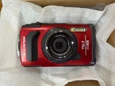Image of OM SYSTEM OLYMPUS Tough TG-7 Compact Digital Camera Red