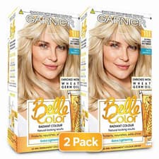 Image of Garnier Belle  Permanent Colour Dye 111 Natural Extra Light Ash Blonde 2 Pack