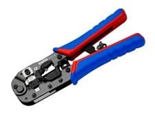 Image of  Knipex Crimping Pliers RJ45 Western Plugs Telecommunication Network KPX975113SB