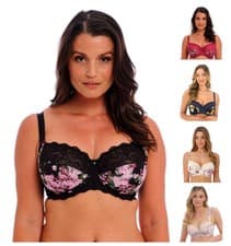 Image of Fantasie Lucia Bra Side Support Underwired Floral Lace Womens Lingerie 101501