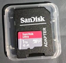 Image of SanDisk 1TB Ultra UHS-I MicroSDXC Memory Card with SD Adapter, Speed 150mb/s