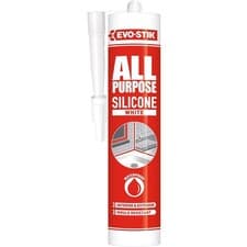 Image of Evo-Stik All Purpose Silicone Sealant White C20 Mould Resistant Waterproof