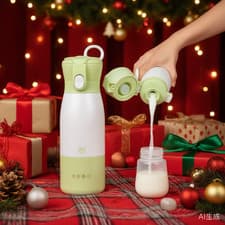 Image of Portable Bottle Warmer Baby with Fast Heating, Baby Bottle Warmer Milk Warmer